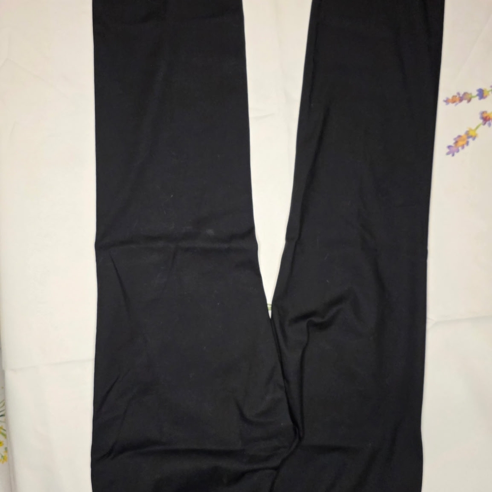 Massimo Dutti Black Straight Leg Pants